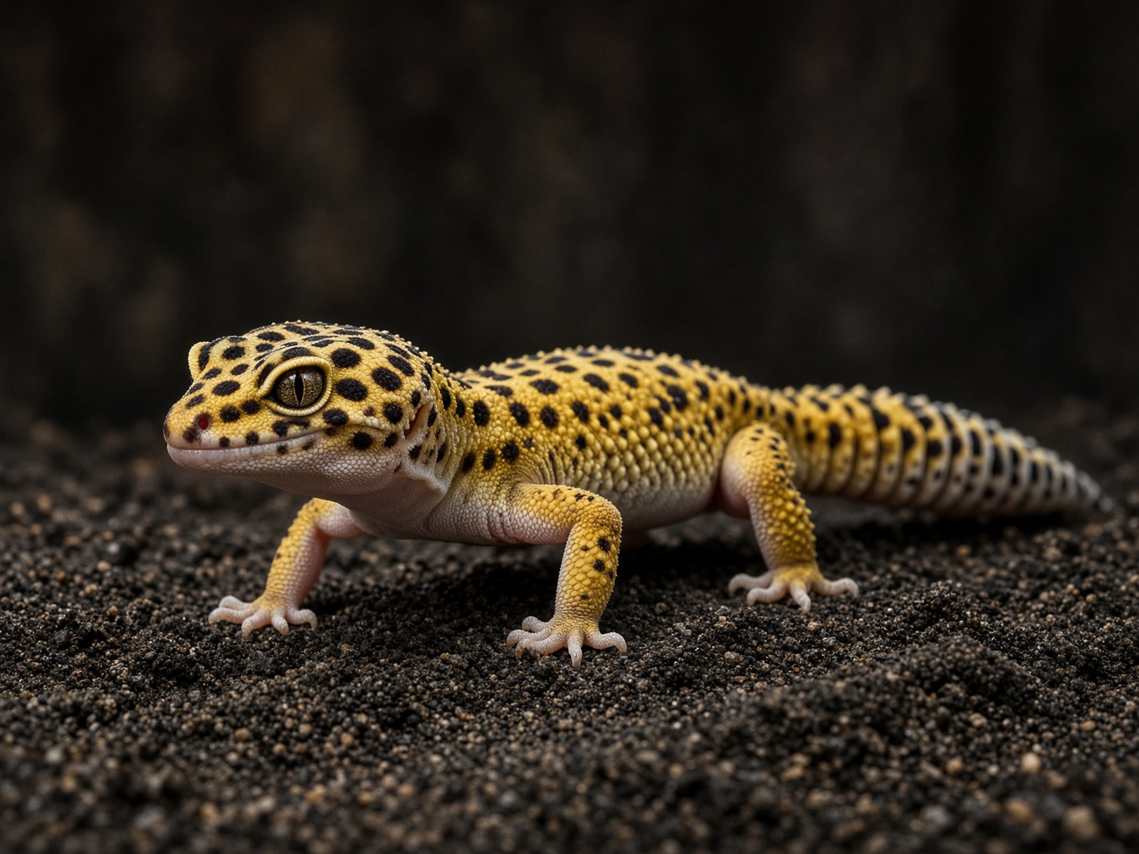 Leopard gecko portrait