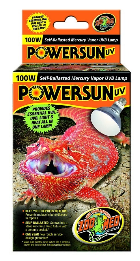 ZM PowerSun UVB Mercury Vapor Lamp